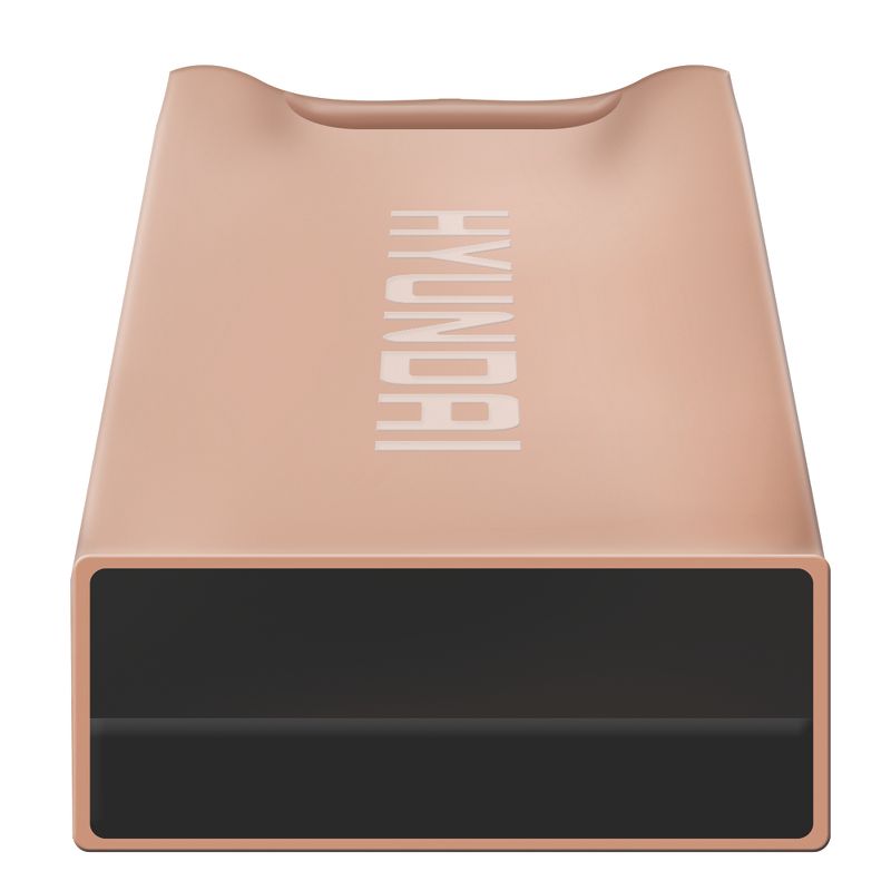 Hyundai Bravo Deluxe Keychain USB 2.0 Flash Drive 32GB Metal Rose Gold - U2BK/32GARG