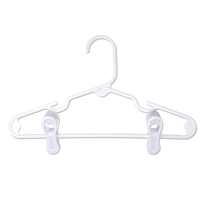 3 pk White Kids' Hanger With Clips - Pillowfort™