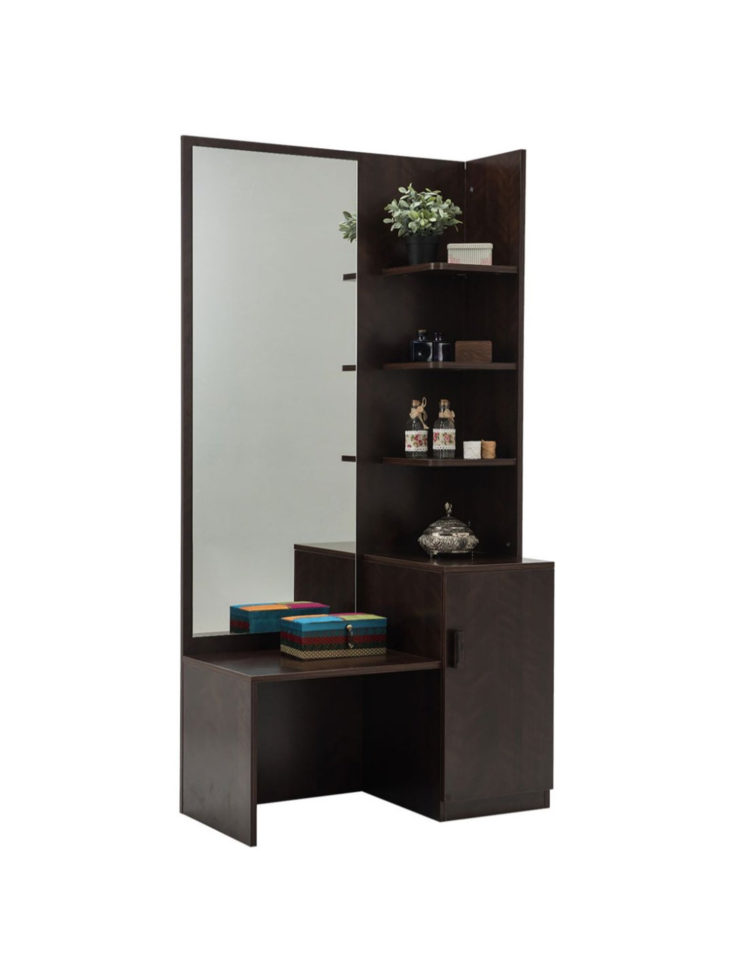 Godrej Interio Aero Valigny Oak Engineered Wood Standerd Dressing Table