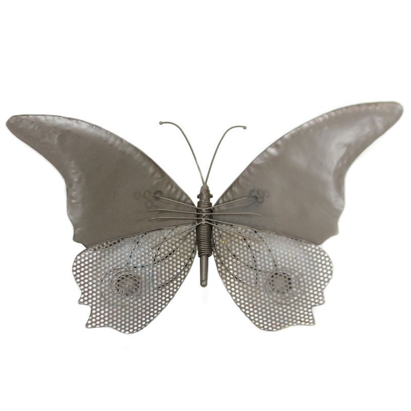 Home & Garden 16.5" Rustic Wall Decor Butterfly Bl Decoupage Nuts Bolts Regal Art & Gift  -  Decorative Wall Sculptures