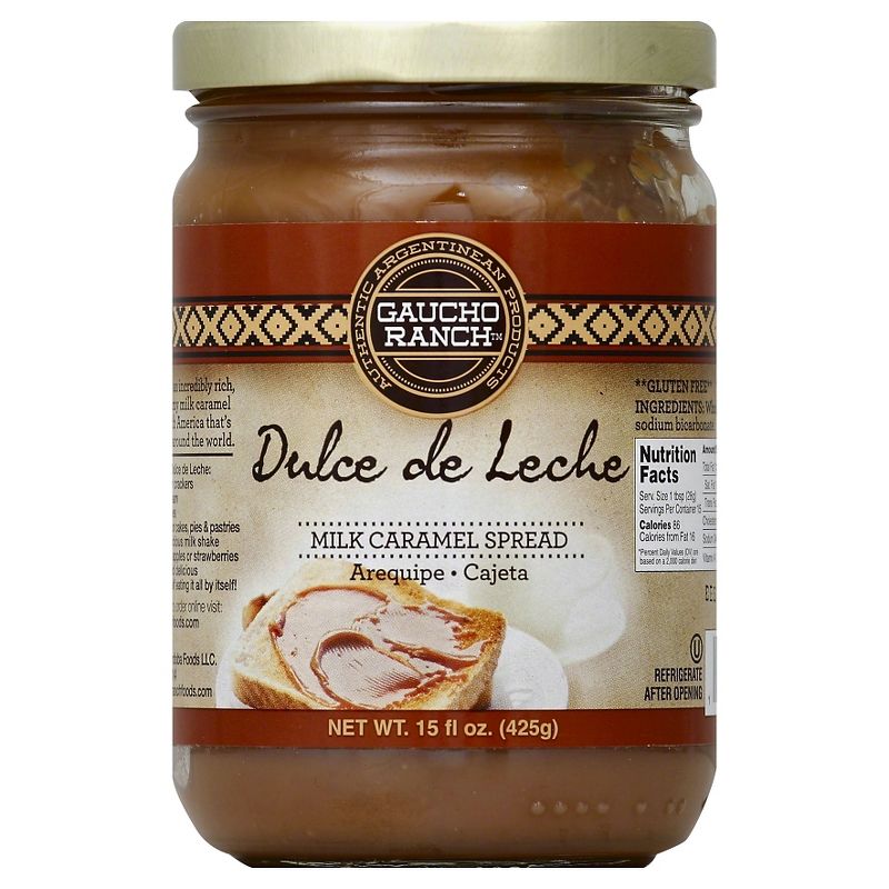 Gaucho Ranch Dulce De Leche Milk Caramel Spread - 15oz