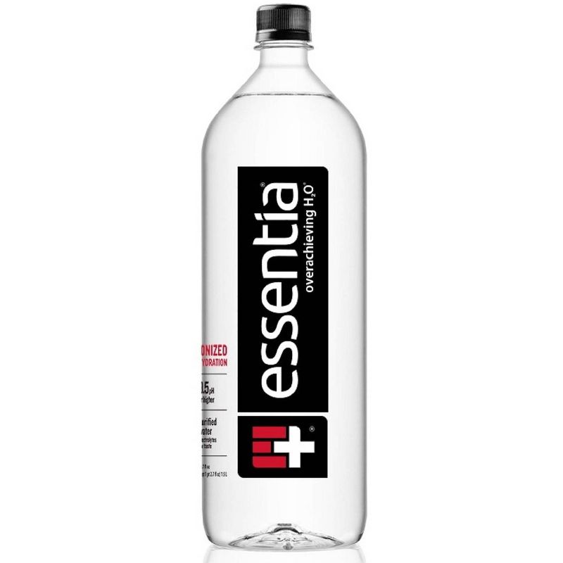 Essentia Water 9.5 pH or Higher Ionized Alkaline Water – 1.5 Liter Bottle