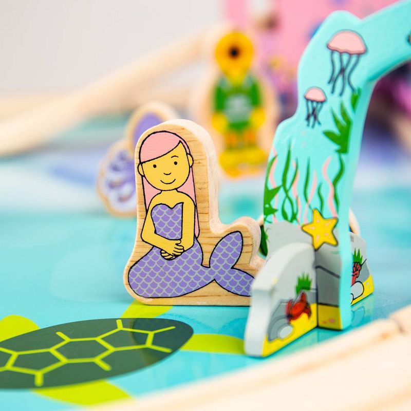Bigjigs Rail Mermaid Train Table