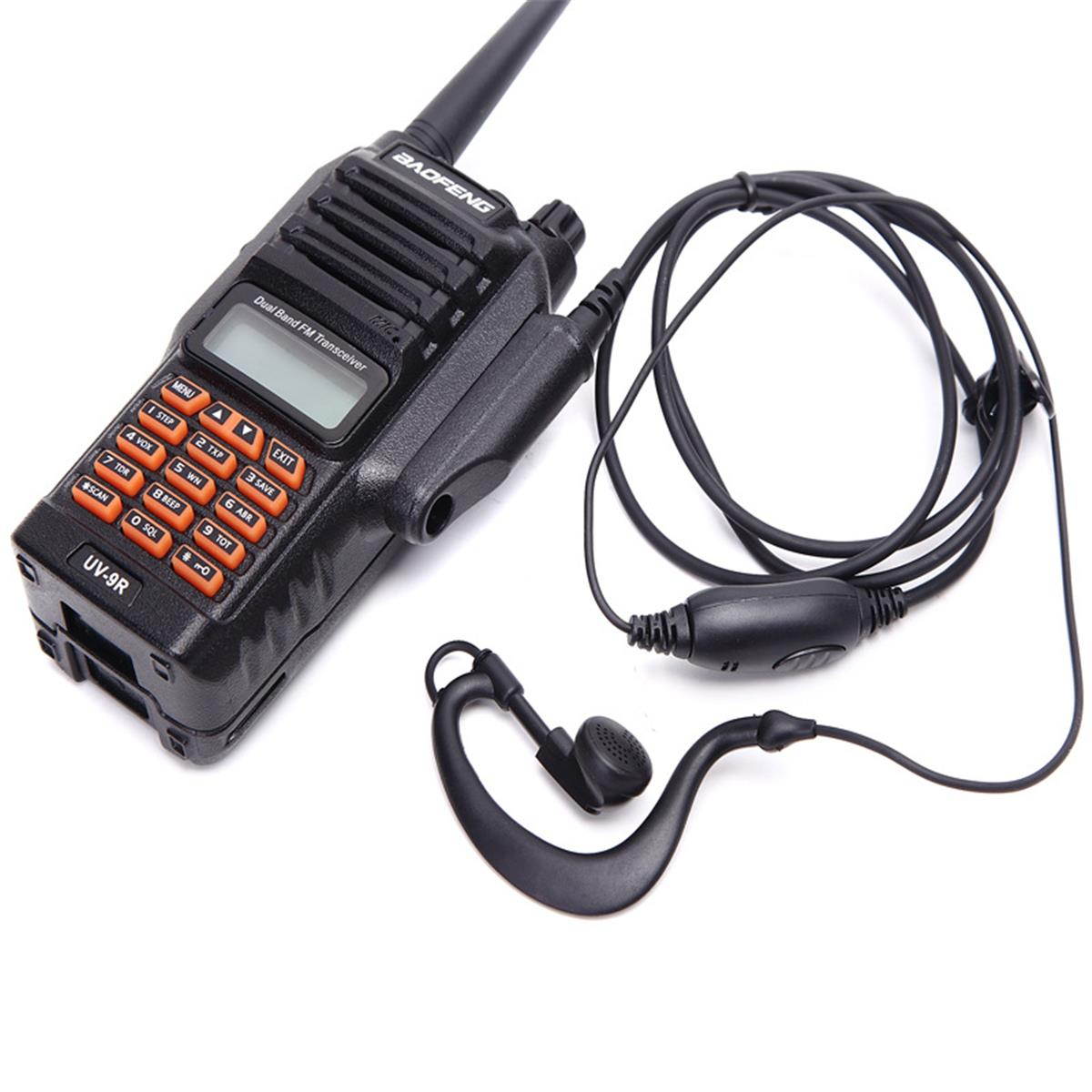 Walkie Talkie Earpiece Headset Headphone MIC PTT for Baofeng UV-9R Plus BF-A58 BF-9700 Two-way Radio