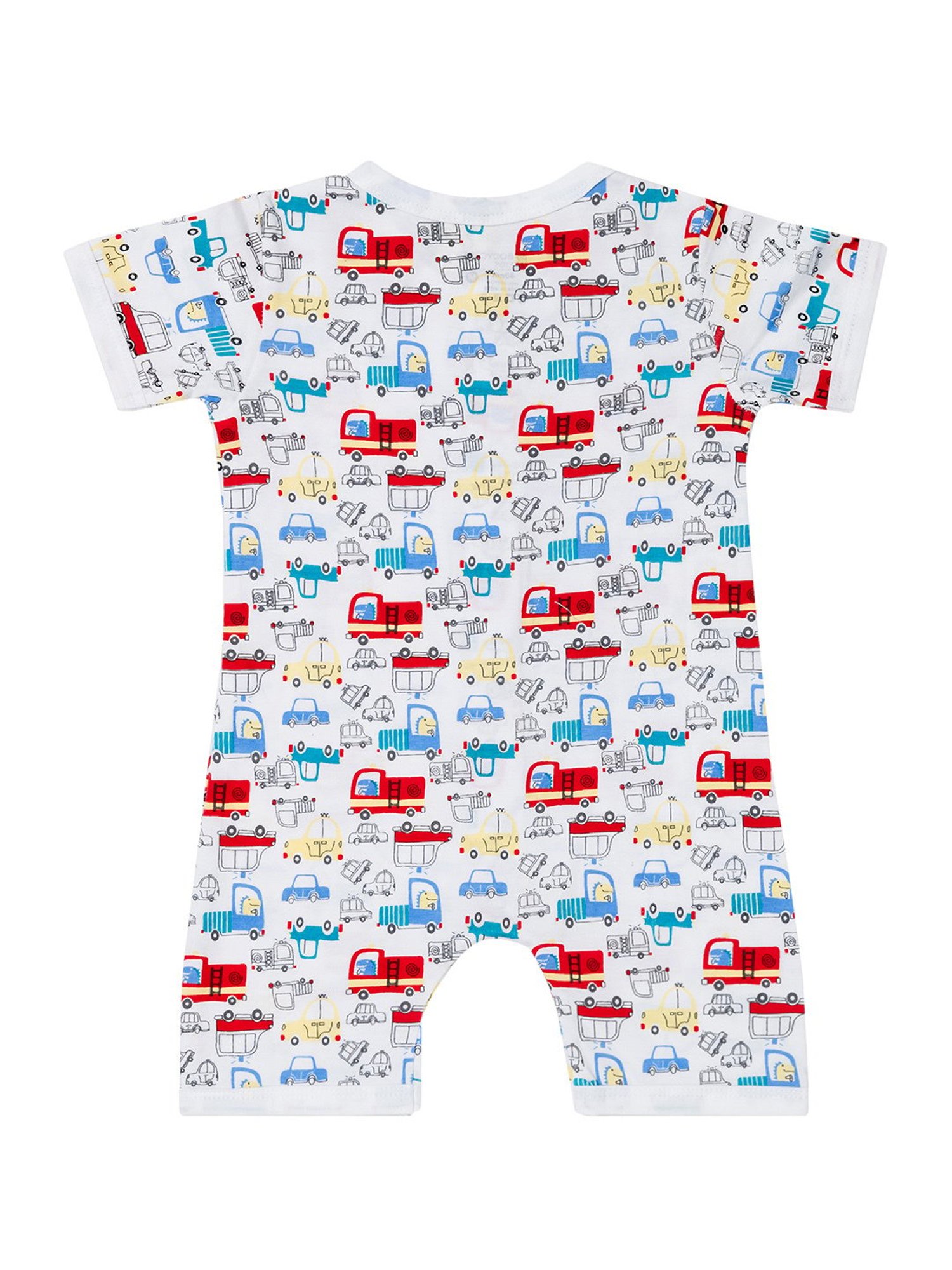 Ed-a-Mamma Baby Pink & White Printed Bodysuit (Pack Of 2)