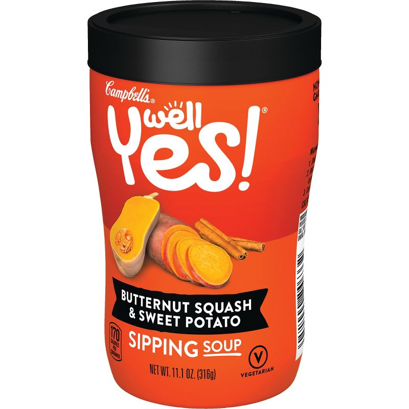 Campbell's Well Yes! Butternut Squash & Sweet Potato Sipping Soup - 11.2oz
