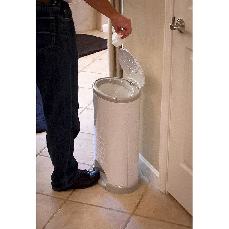 Dekor Plus Hands-Free Diaper Pail - Gray