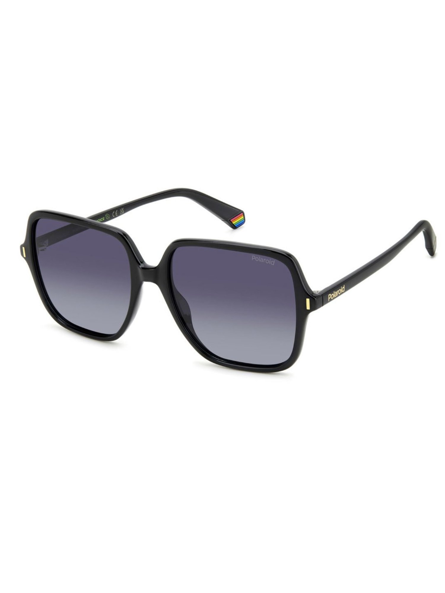 Polaroid Grey Round UV Protection Sunglasses for Women