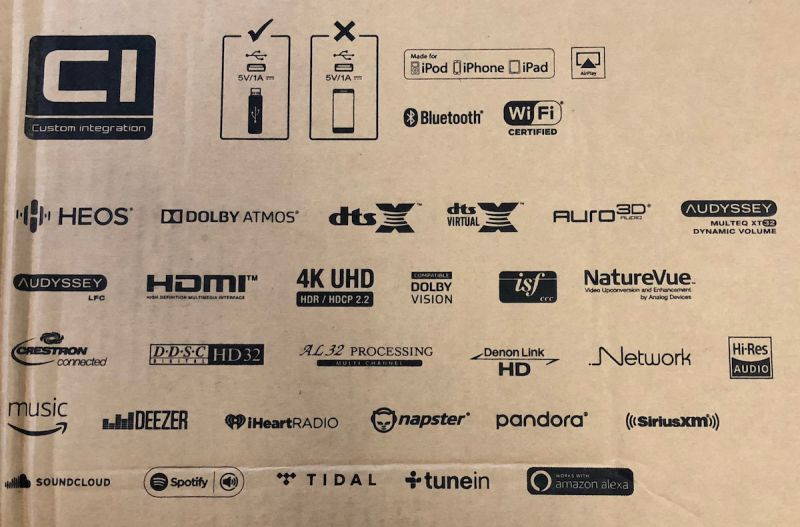 Denon AVR-X6500H 11.2 CH 4K Ultra HD AV Receiver with HEOS