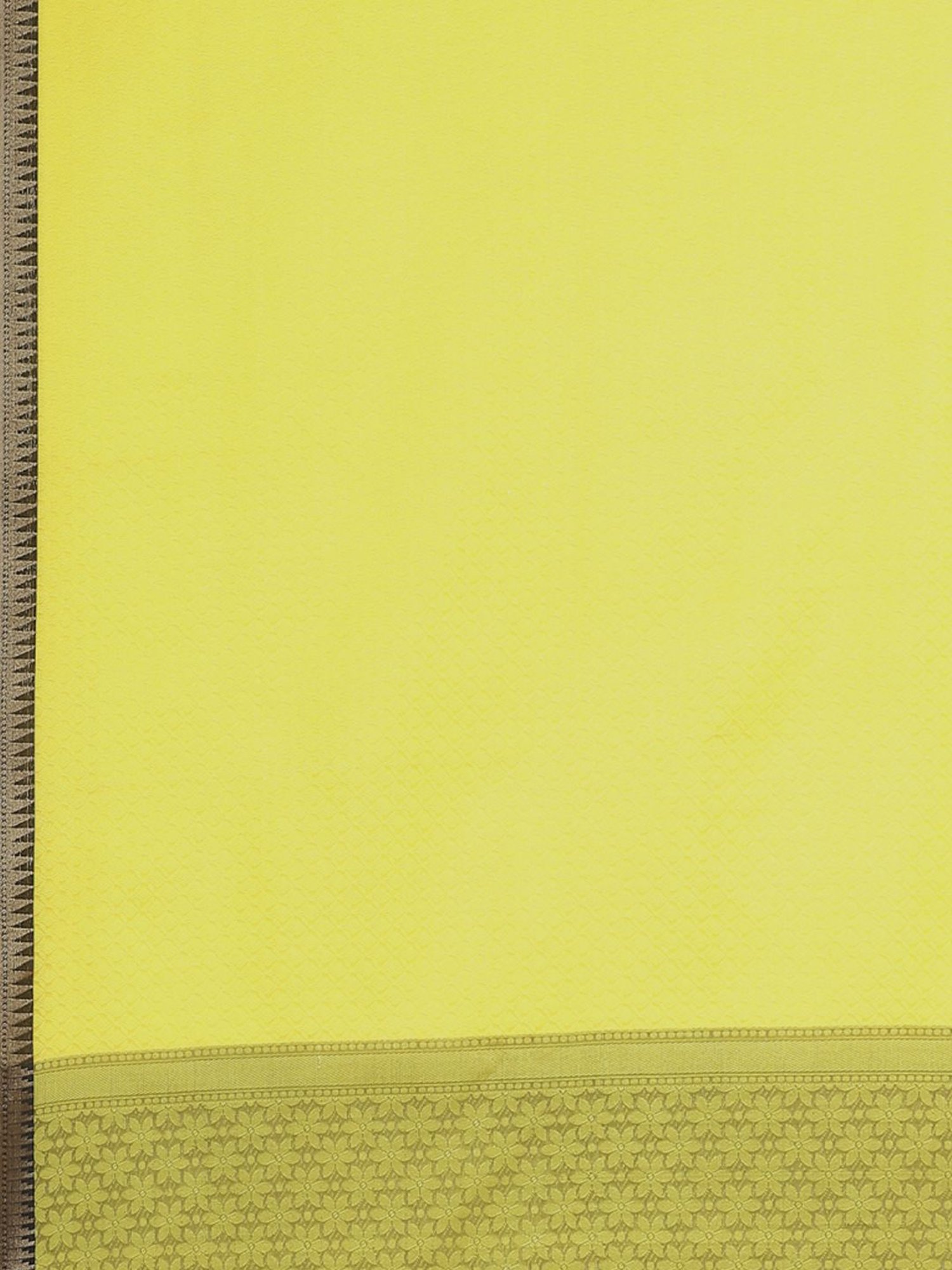 Banarasi Silk Works Yellow Woven Saree With Unstitched Blouse