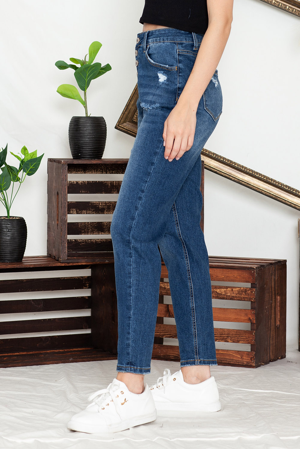 Liverpool Los Angeles Gia Glider Crop Cut Hem Stretch Twill Pull-On Jeans