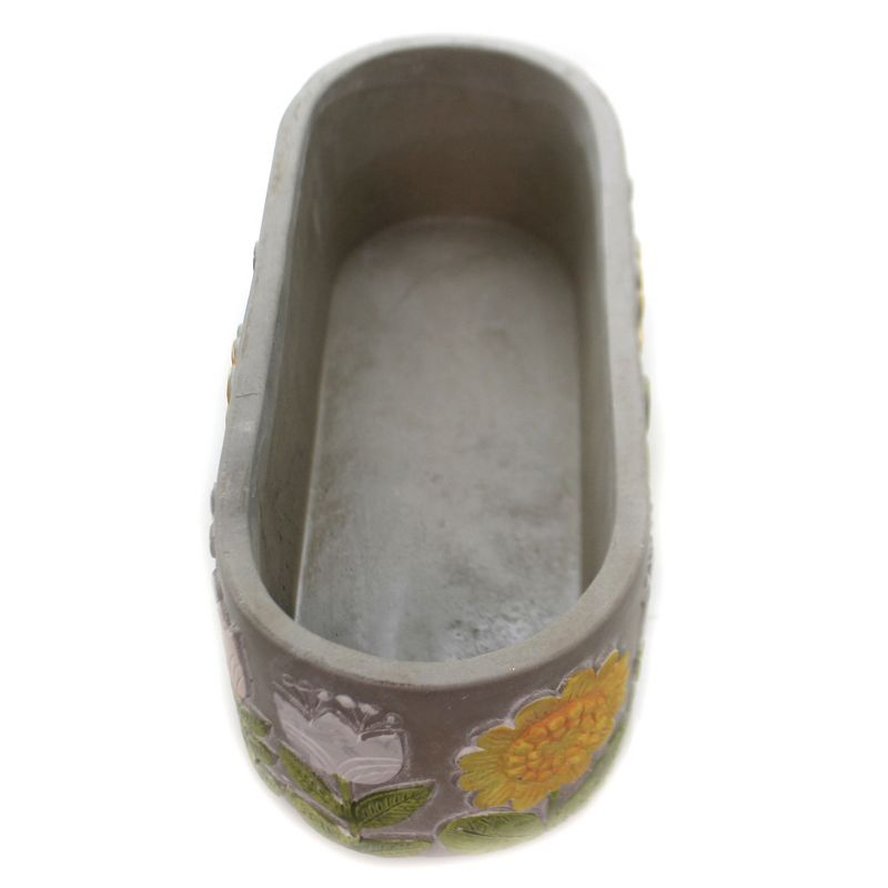 Home & Garden 3.5" Flower Field Oval Planter Sunflower Pot Tulip Flower Boston International  -  Planters