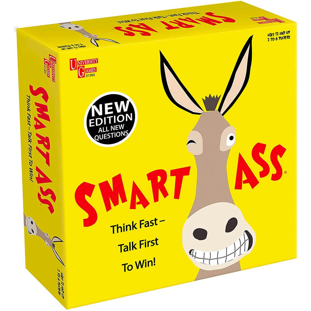 University Games 01360 Smart Ass - The Ultimate Trivia Board Game
