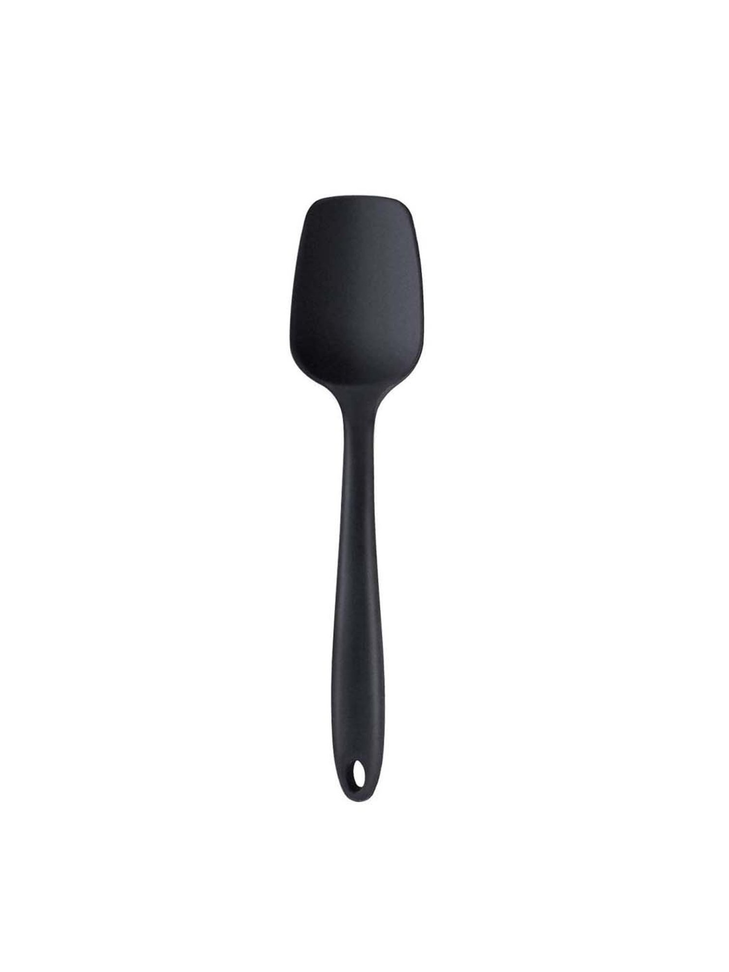 HAZEL Silver Stainless Steel Spatula with Beveled Edge