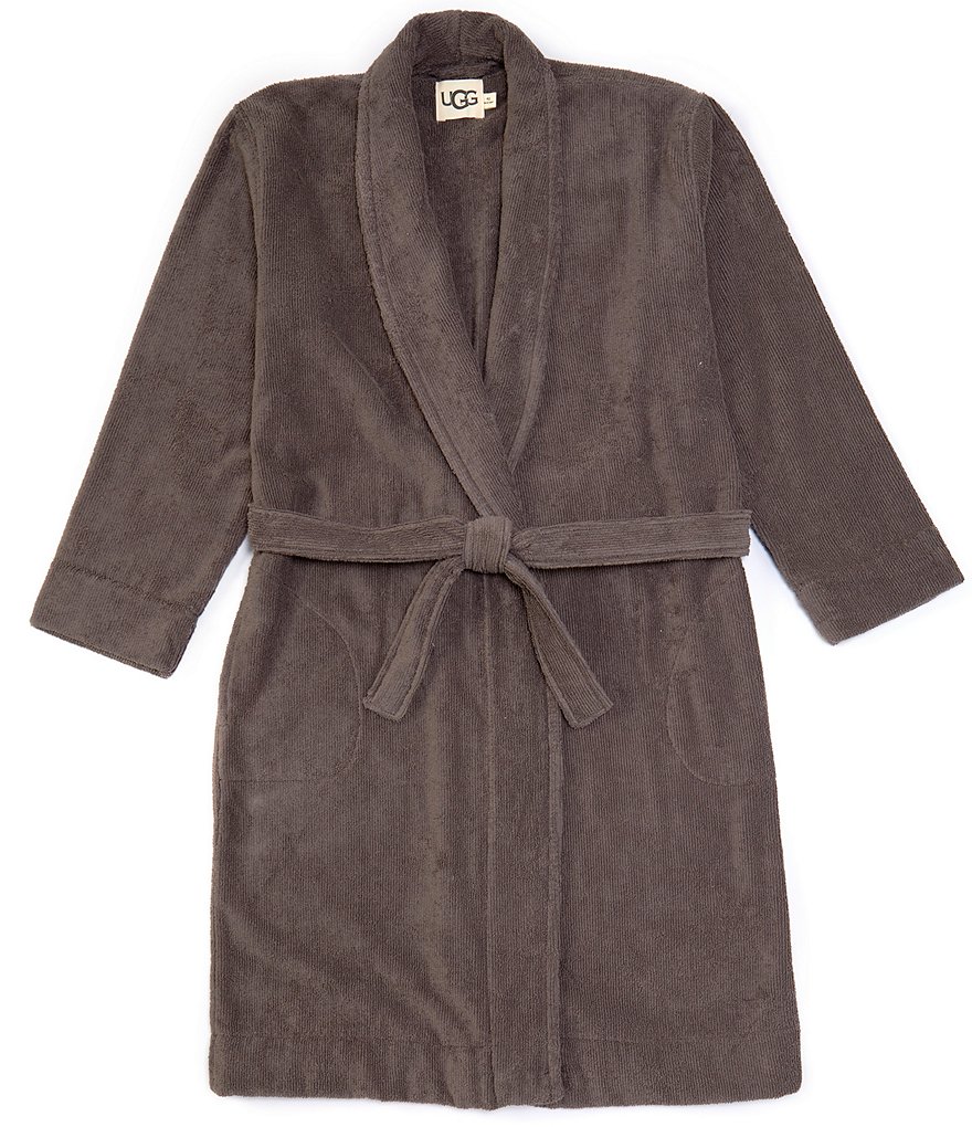 UGG Turner Ribbed Terry Shawl Collar Robe