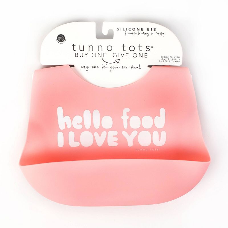 Tunno Tots Silicone Bib - Hello Food