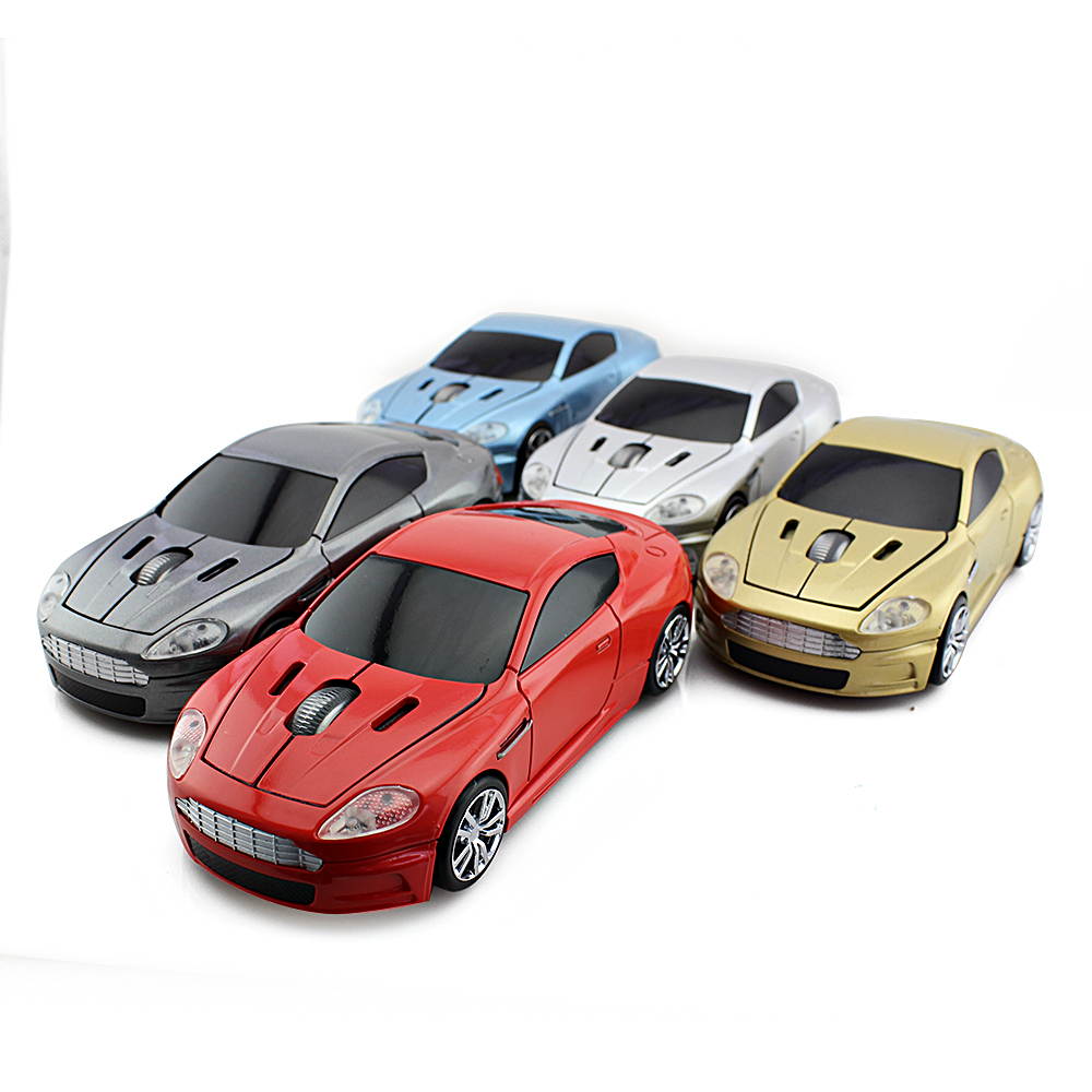 NEW Wireless Mouse Fashion Super Sports Car Mause Mice 2.4Ghz Optical Mouse for PC Laptop Computer
