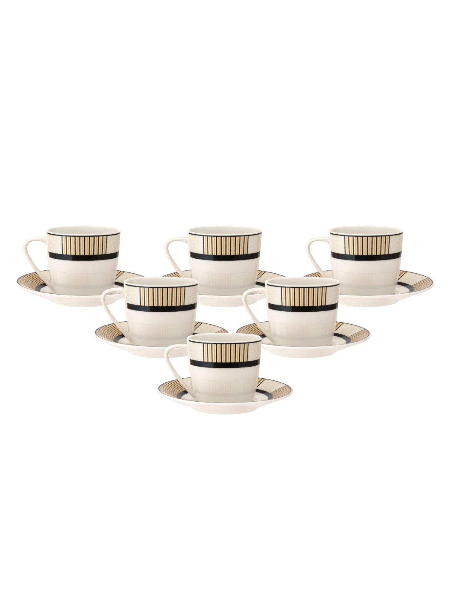 Luminarc Transparent Glass Rozana Coffee Set