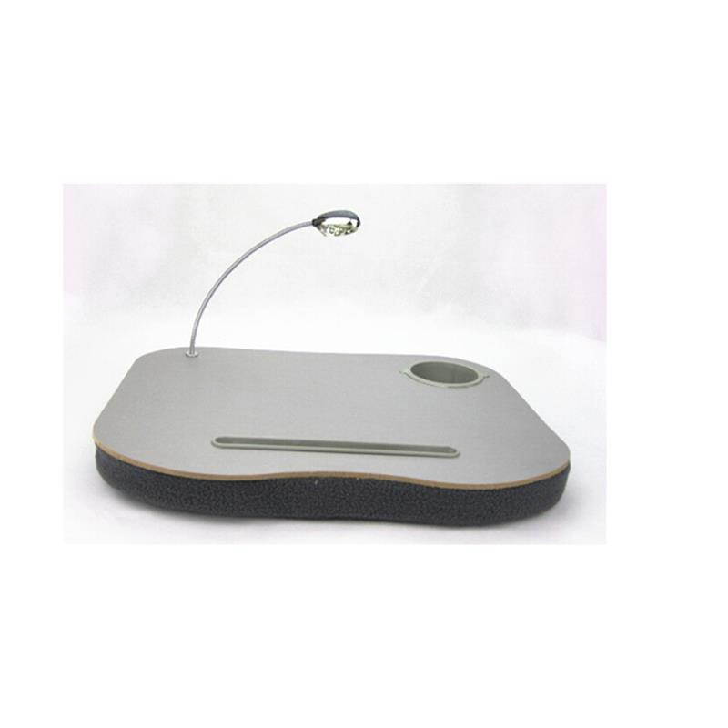 Laptop Desk Cushion with LED Light and Cup Holder Portable