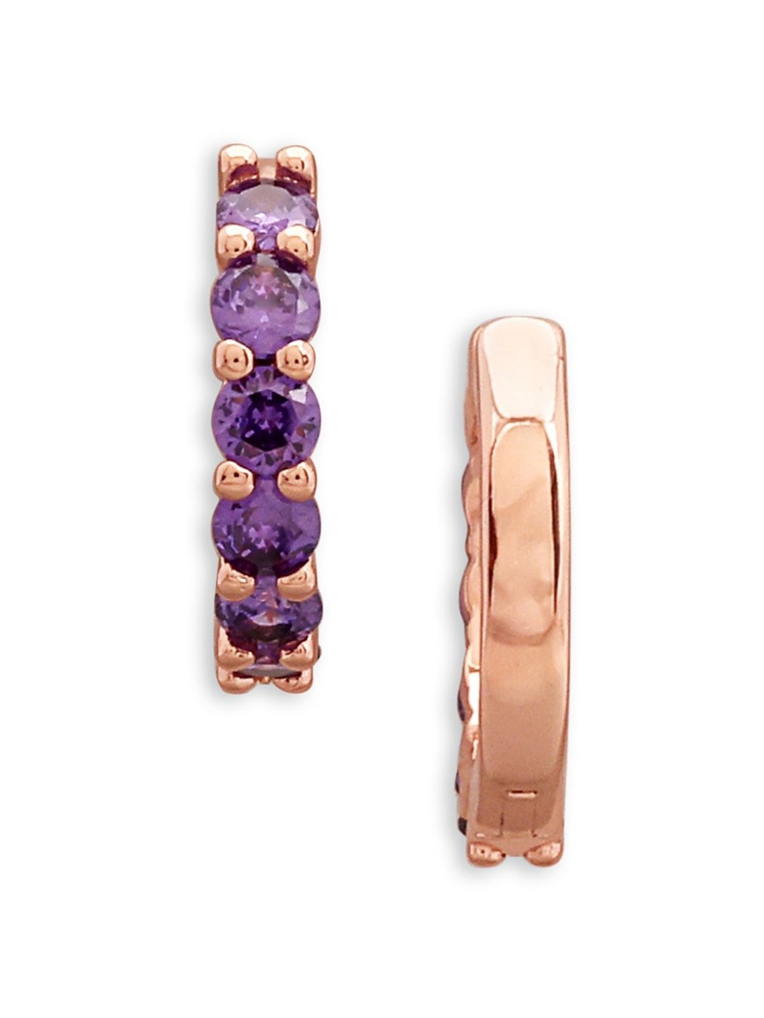 The Real Effect London Silver Hoop Earrings for Women