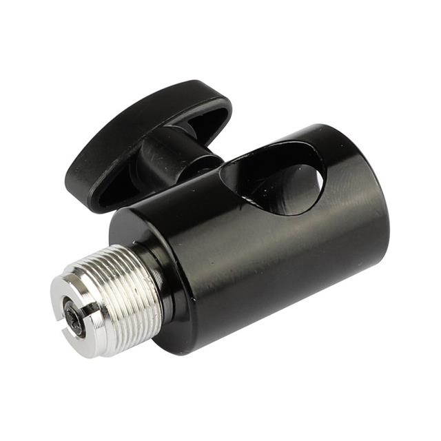 CAMVATE Light Pole Connector with Microphone Screw 1/4" Female to 5/8" Male