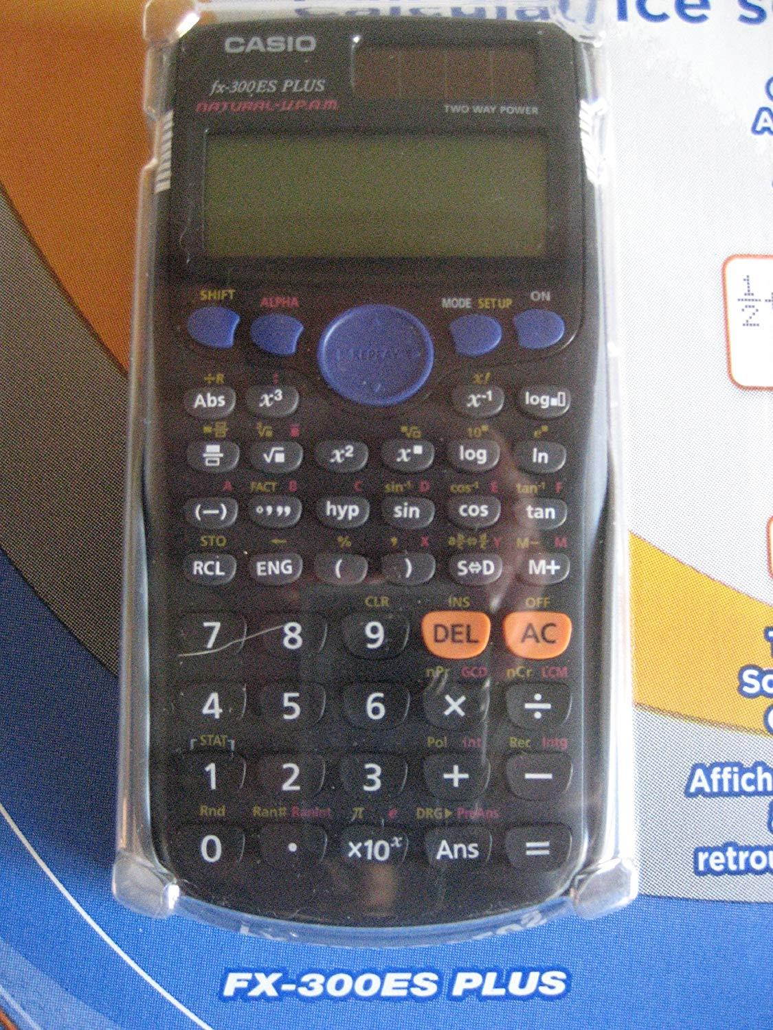 Casio Advanced Display Scientific Calculator Fx-300es Plus & Travel Size Sl-300vc-be