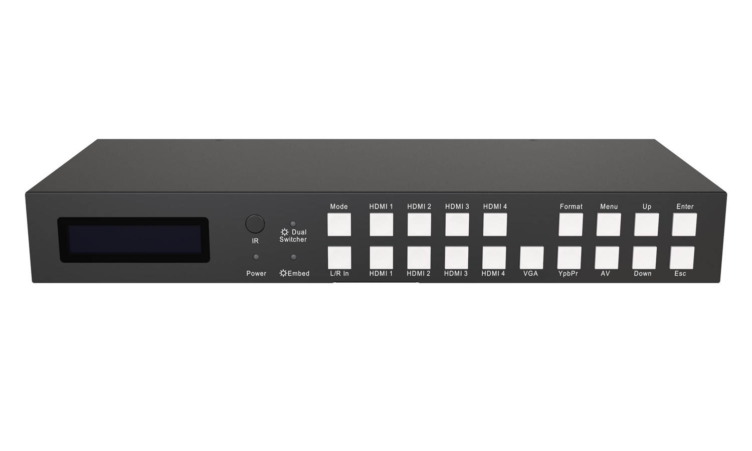 BZBGEAR 7x2 4K Presentation Scaler Switcher with HDMI/VGA/Component/Composite Inputs and HDMI Out