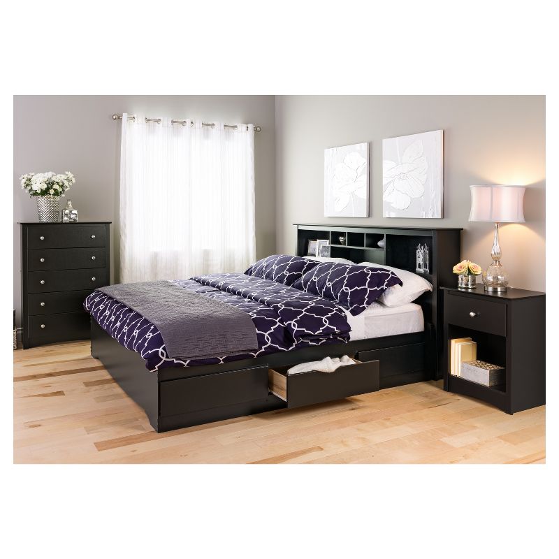 Sonoma Nightstand - Black - Prepac