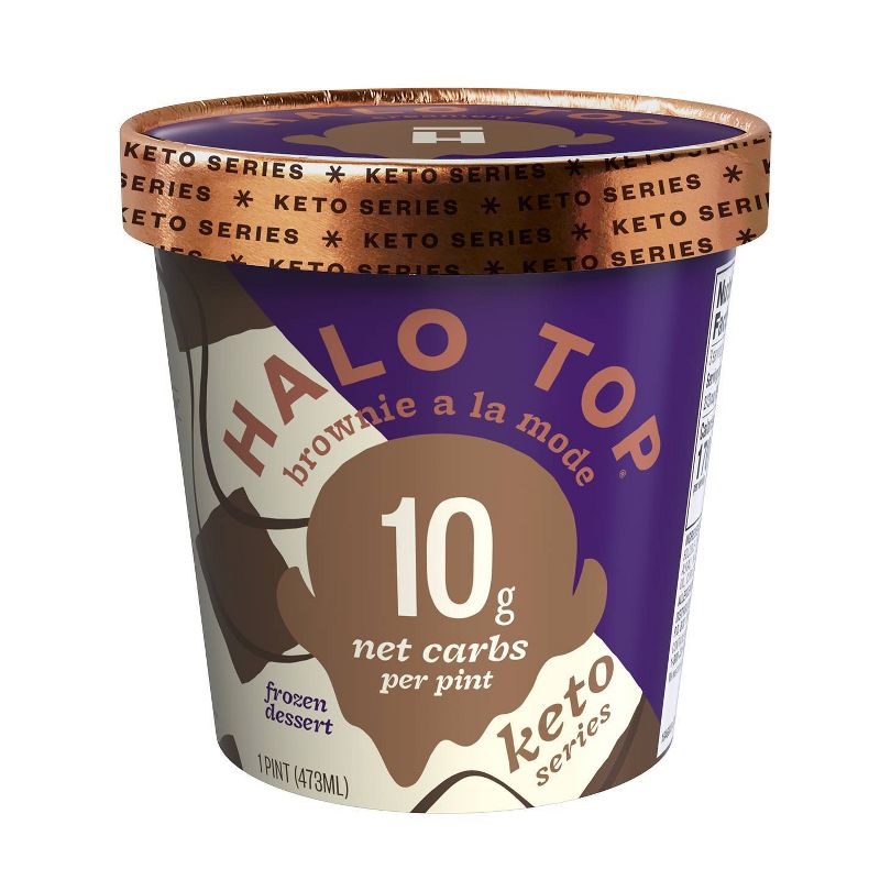 Halo Top Keto Brownie A La Mode - 16oz