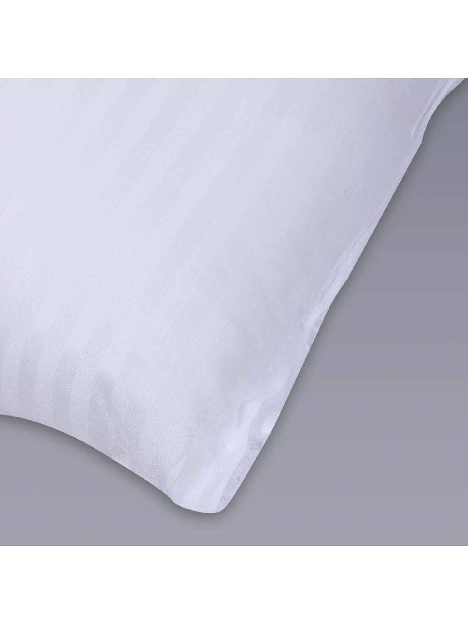 MFD HOME Furnishing Esper Premium Cotton White Polyfill Pillows - Set of 4