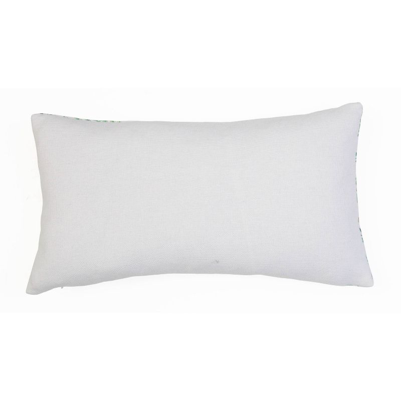 3pk Becca & Harris "Home" Botanical Pillow Set White/Green - Décor Therapy
