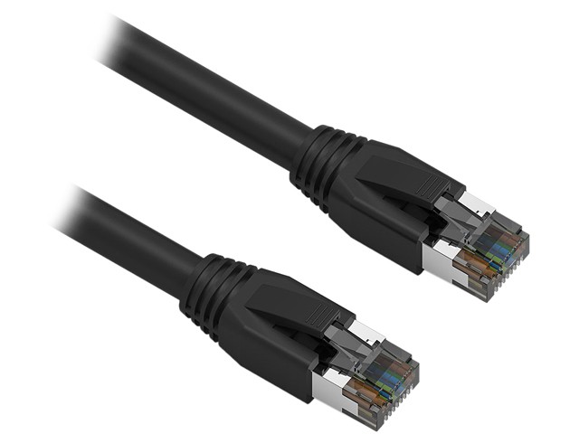 Cat 7 Ethernet Cable 100 ft LAN Cable Internet Network Cord for PS4, Xbox, Router, Modem, Gaming, White Flat Shielded 10 Gigabit RJ45 High Speed Computer Patch Wire.