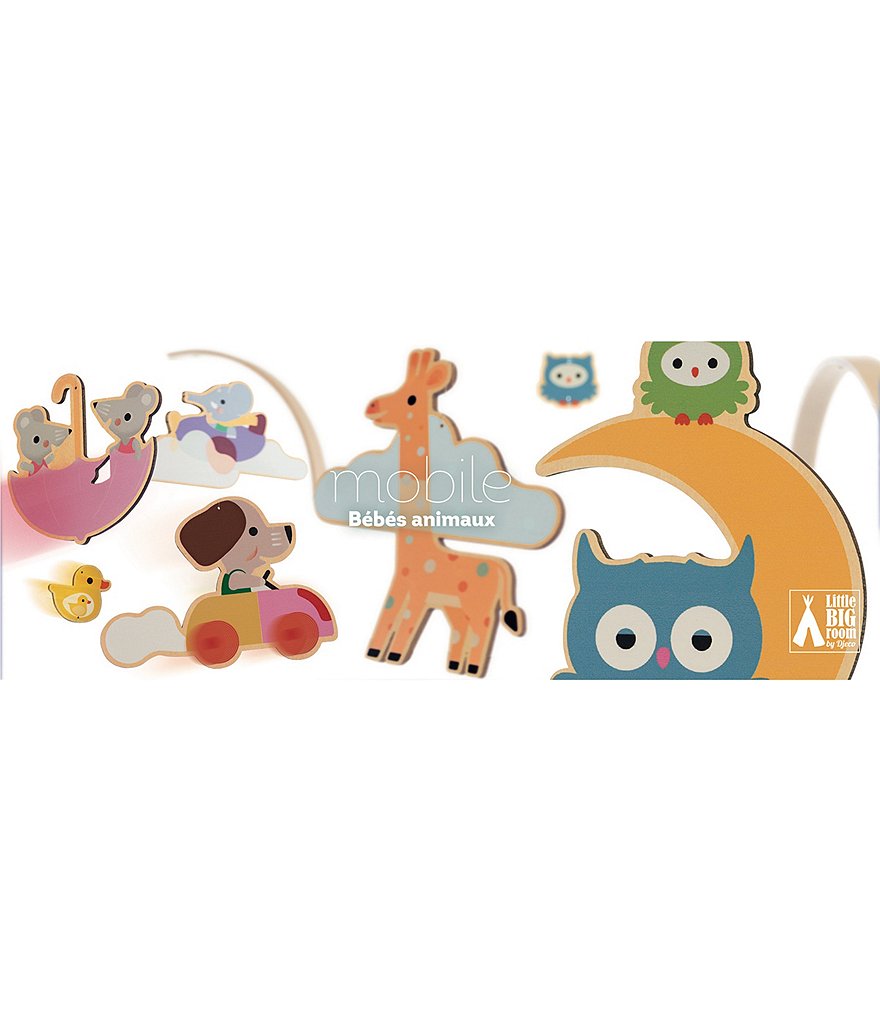 Djeco Baby Animals Wooden Mobile