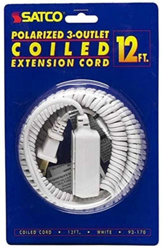 satco 93-170 extension cord, color
