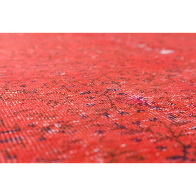 6'5"x9'4" Vintage One-of-a-Kind Ulwin Rug Red - Revival Rugs