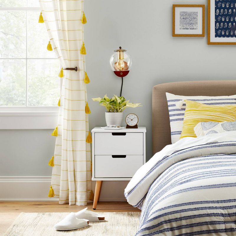 Loft by Umbra 36"-66" Soft Square Curtain Rod Set Oil Rubbed Bronze