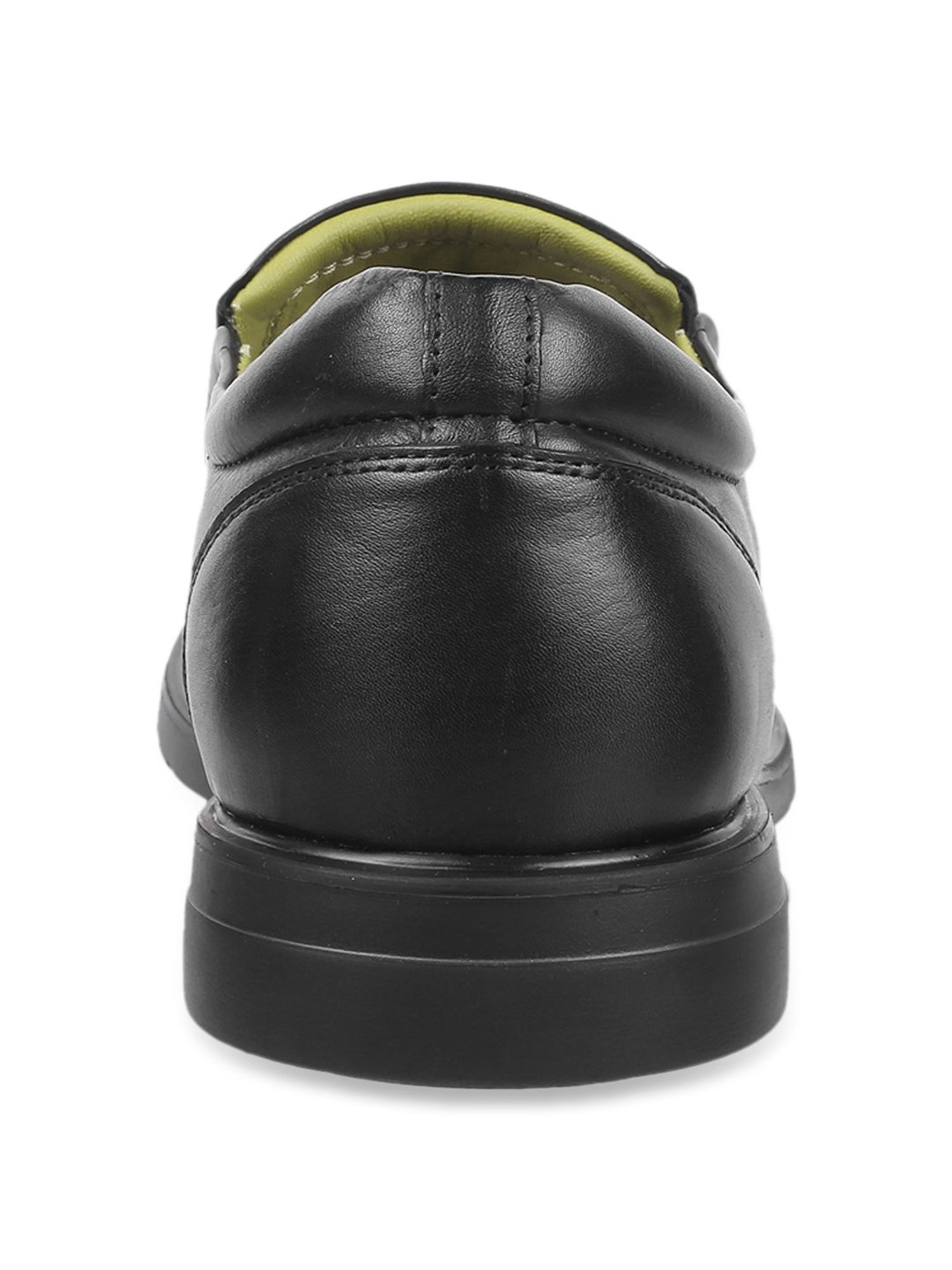 Da Vinchi by Metro Men's Black Formal Loafers