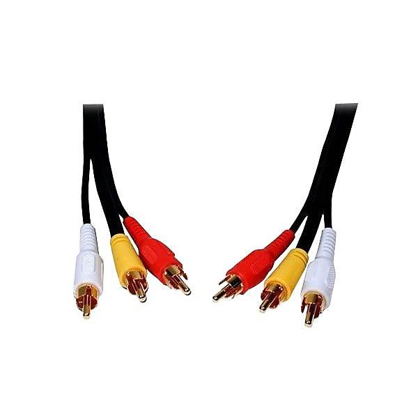 COMPREHENSIVE CONNECTIVITY COMPANY 3RCA-3RCA-6ST 6FT 3 RCA TO 3 RCA VIDEO/AUDIO
