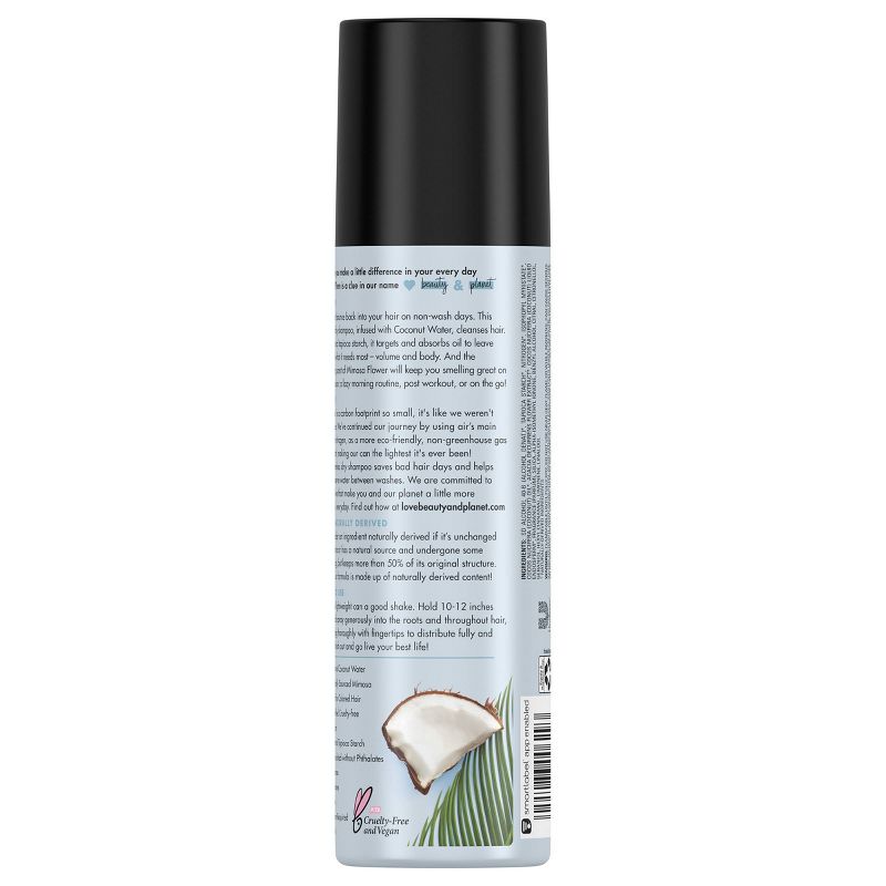 Love Beauty and Planet Coconut Water Dry Shampoo - 1.53oz