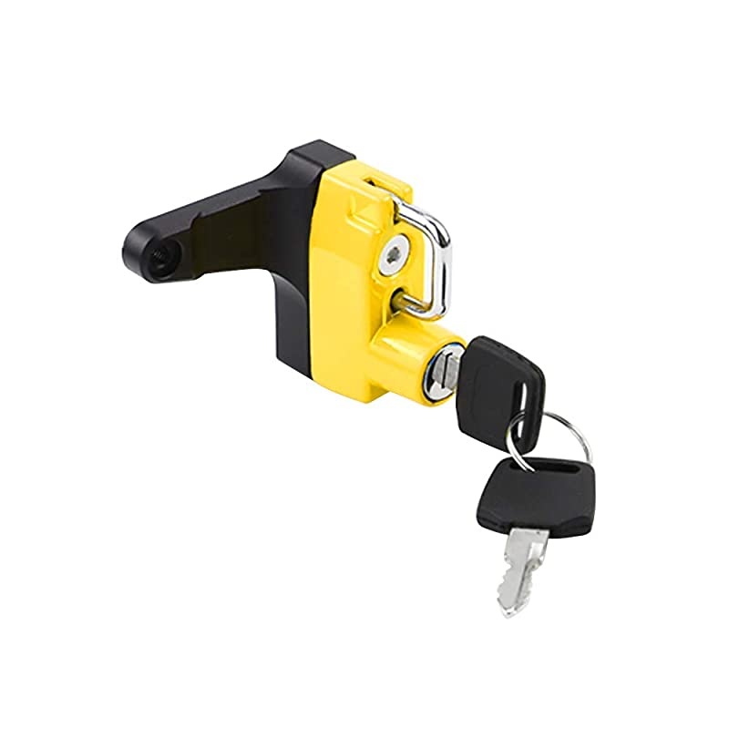 Motorcycle Anti-Theft Helmet Lock for Ducati Monster 696/796 all years Montser 1100 2009-2010 (Non EVO model) -Yellow