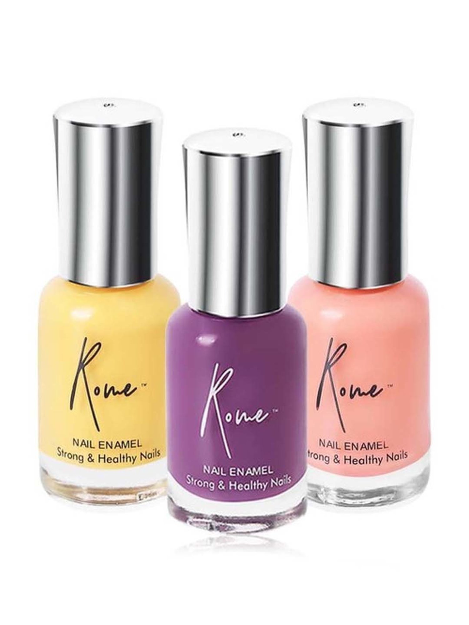 Rome Set of 3 Strong & Healthy Nail Enamel