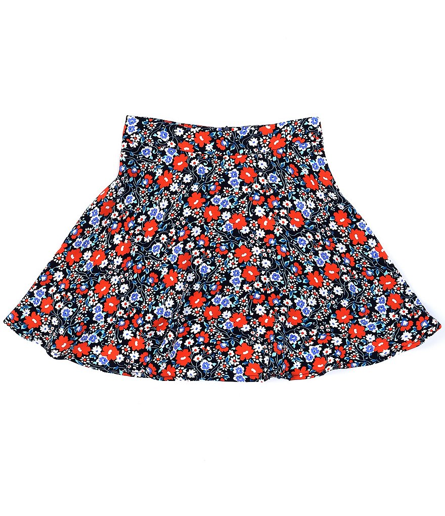 Mini Molly Big Girls 8-14 High-Rise Floral A-Line Skirt