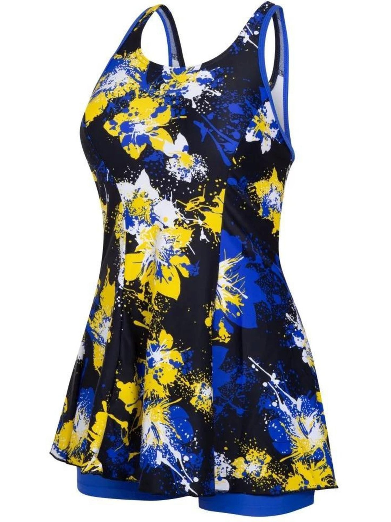 Speedo Multicolor Printed Swimsuit