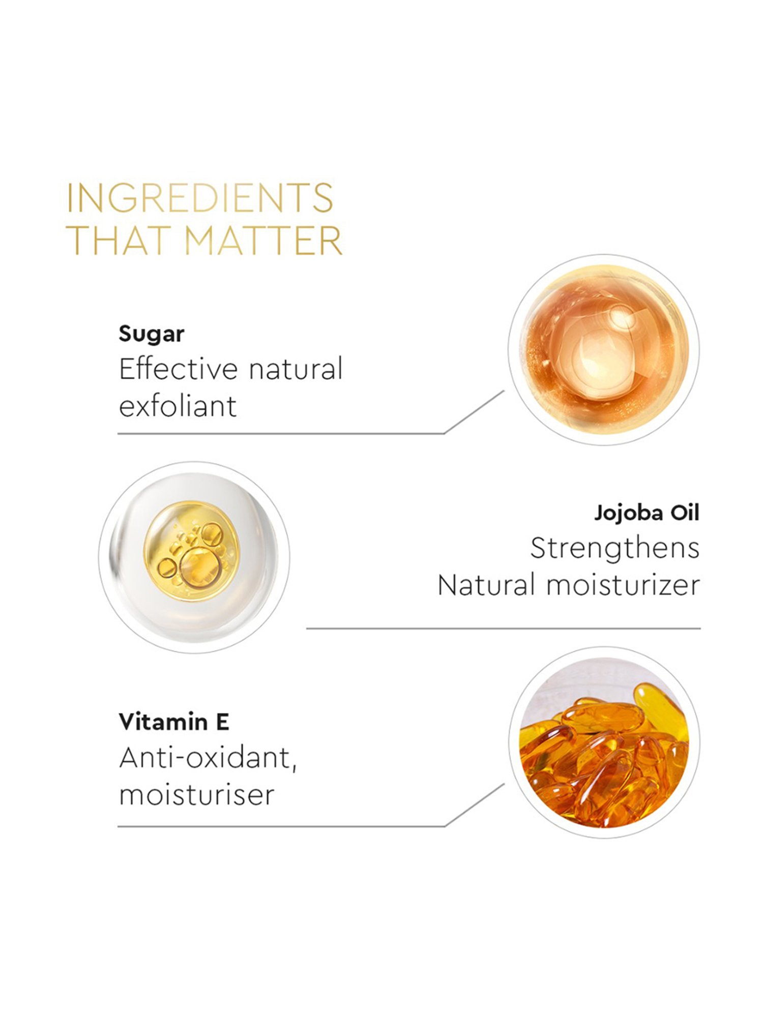 ENN Sugar Rush Nourishing Lip Scrub with Pomegranate & Vitamin E - 6 gm