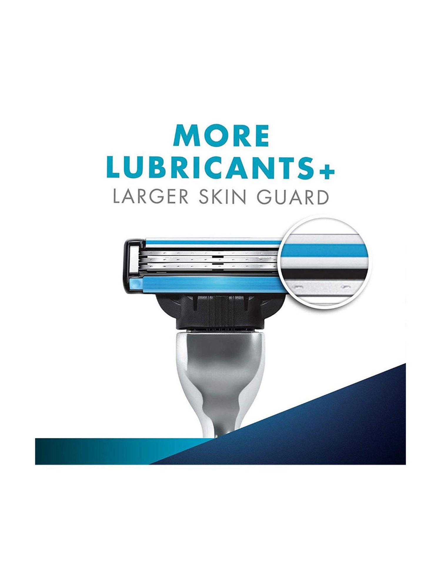 Gillette Mach 3 Manual Shaving Razor Blades Cartridge - Pack of 8