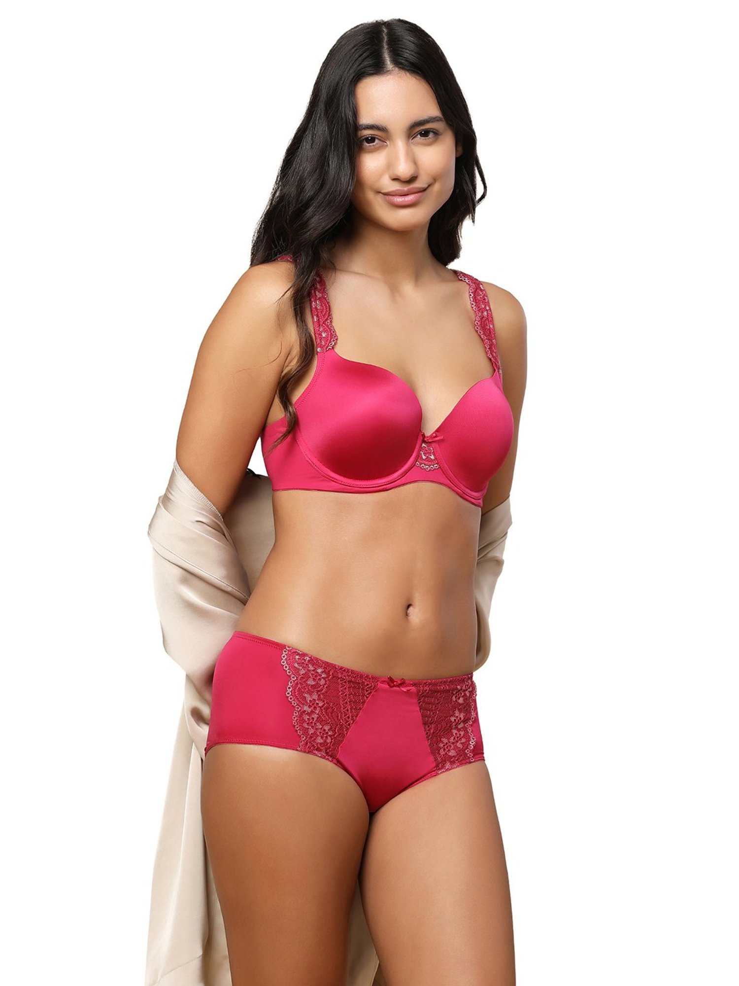 Triumph Fuchsia Lace Hipster Panty