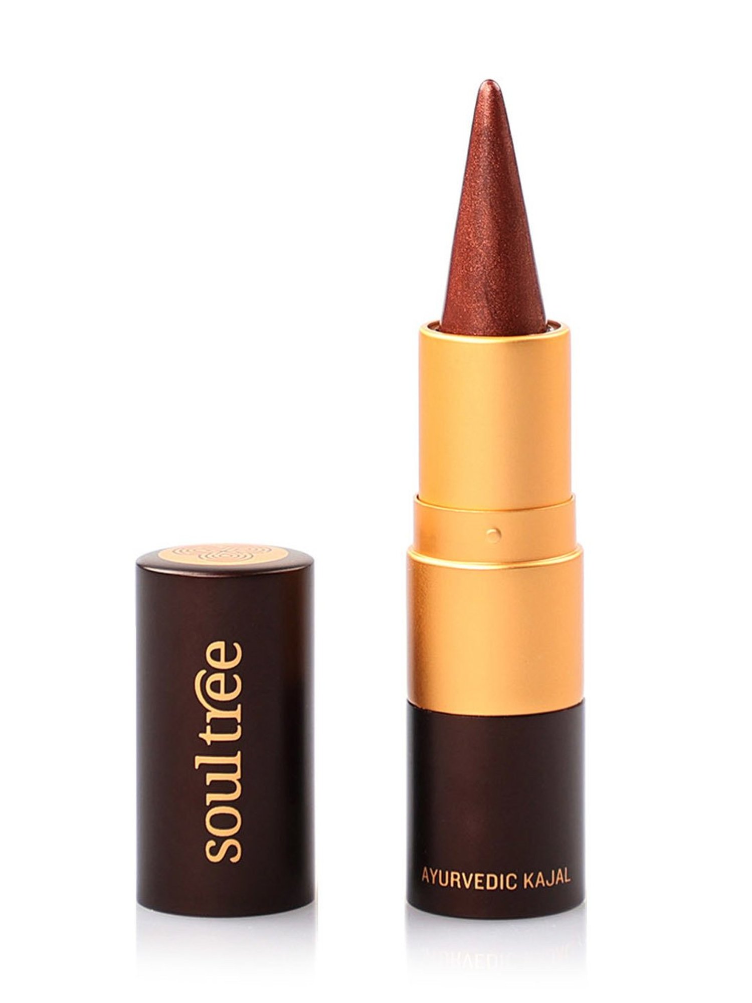 SoulTree Ayurvedic Kajal - Copper Tint - 3 gm | Organic Kajal