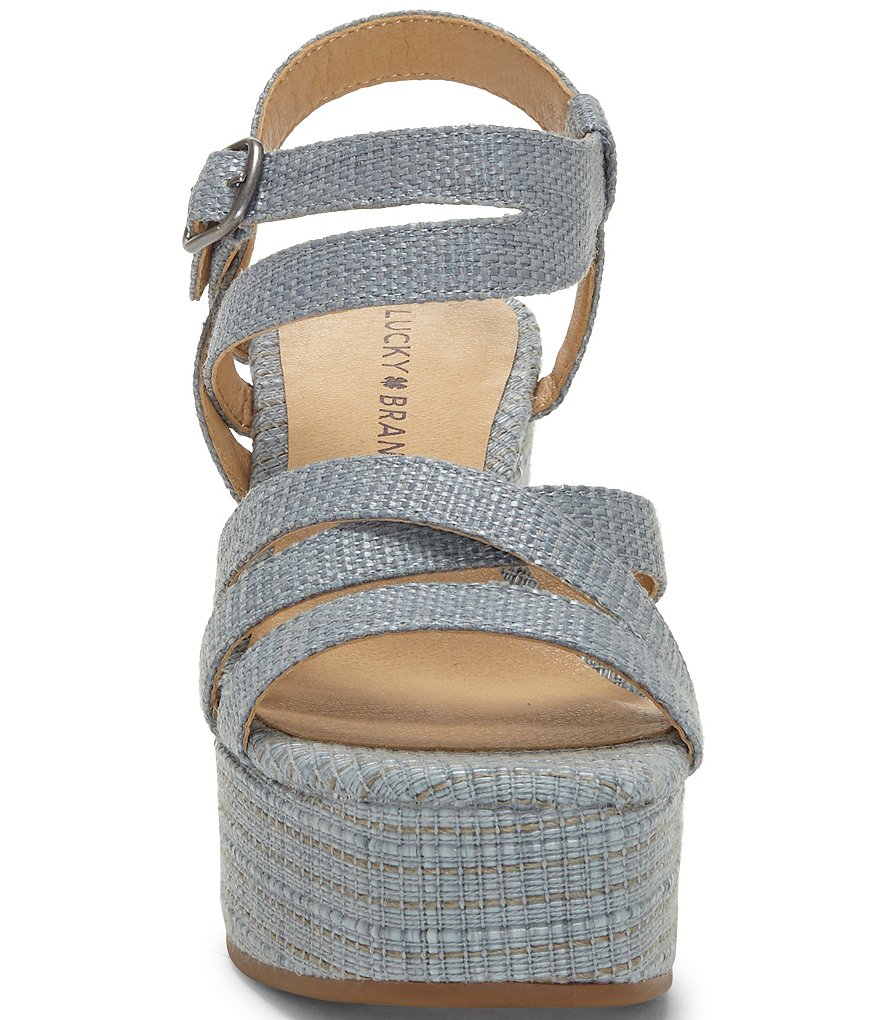 Lucky Brand Carlisha Woven Platform Wedges