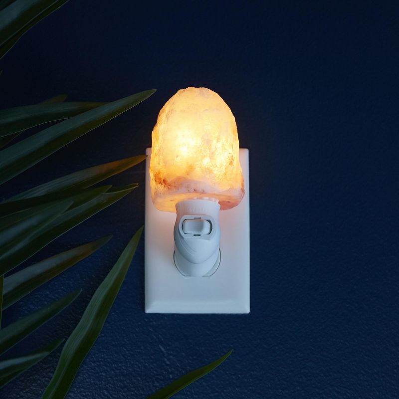 Salacia Himalayan Natural Salt Lamp Night Light, Pink (2 Pack)