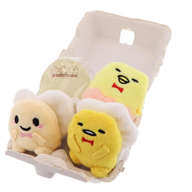 Sanrio Gudetama & Friends Mini Plush Magnet and Memo Set
